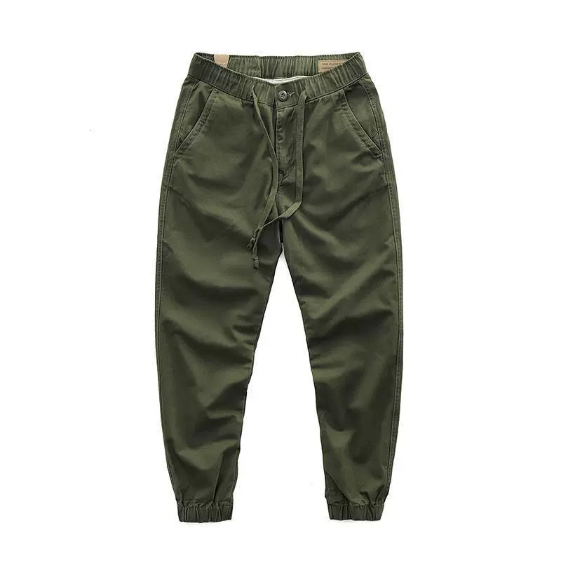 Work clothes durable and stain resistant casual men's summer work pants - Image 4