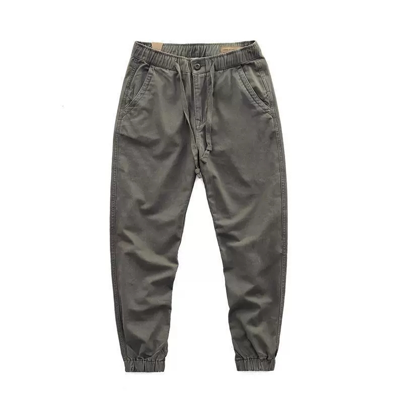 Work clothes durable and stain resistant casual men's summer work pants - Image 2