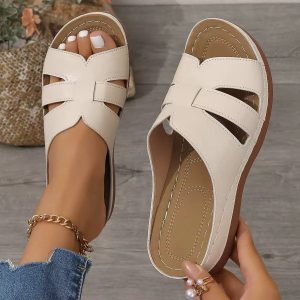 Large size women's shoes style slippers