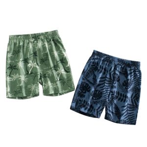 Children's summer mid-length shorts home sleep pants five-pocket pants