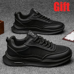 Men's shoes breathable mesh panels featuring openwork design suitable both sports casual wear highly versatile